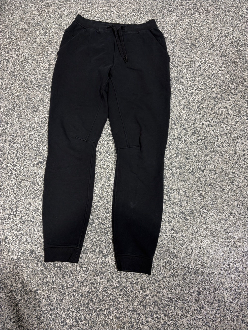 Lululemon Mens Everyday Black Drawstring Joggers